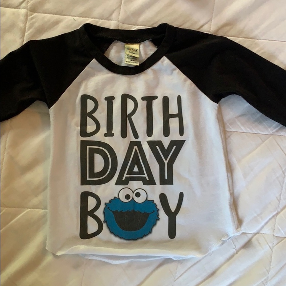 Cookie Monster Birthday Boy Brother Family Set